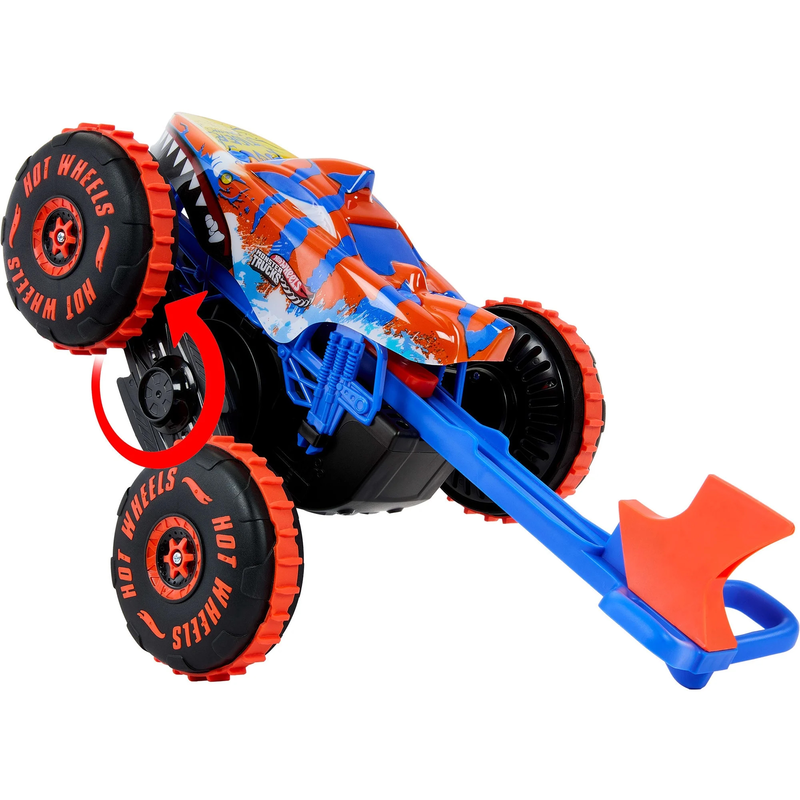 Hot wheels monster trucks tiger shark climber rc, , medium-null
