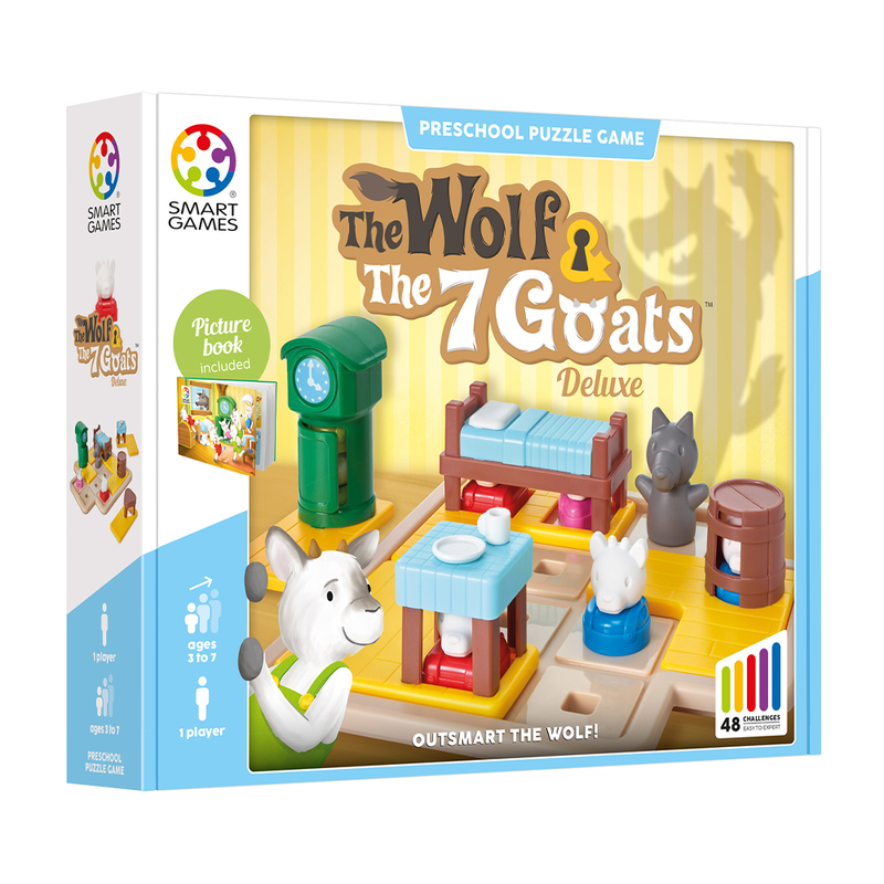 Wolf and 7 goats logic game, , medium-null
