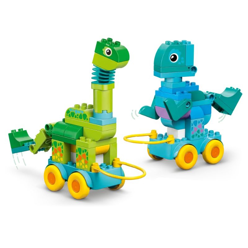Lego 10451 duplo - 3in1 dinosaurs on wheels, , medium-null