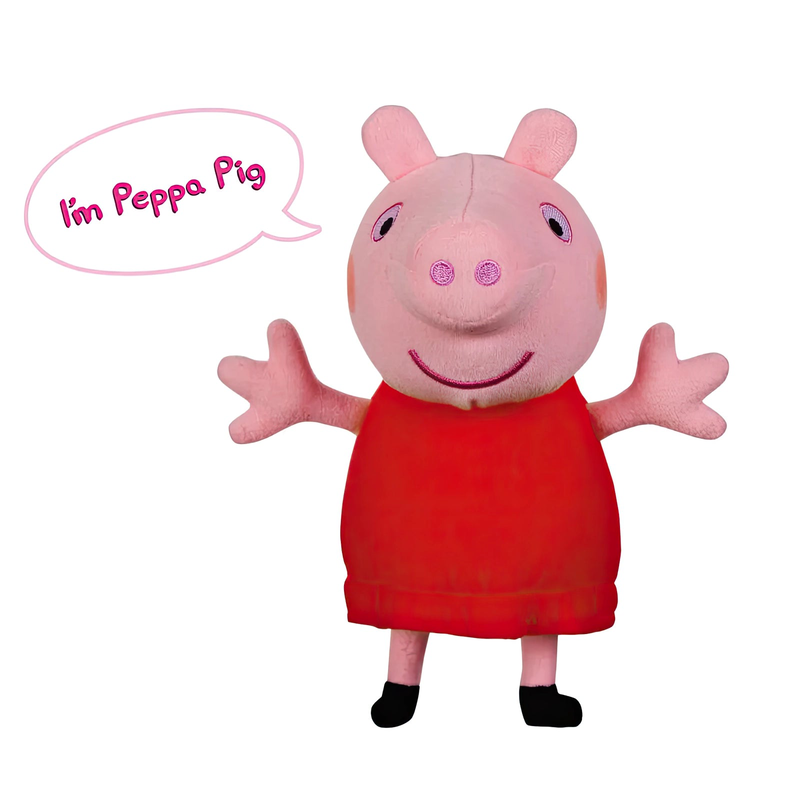 Product image: Peppa pig talking peppa soft toy, , medium-null