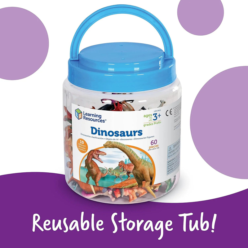 Product image: Learning resources dinosaur counters (set of 60), , medium-null