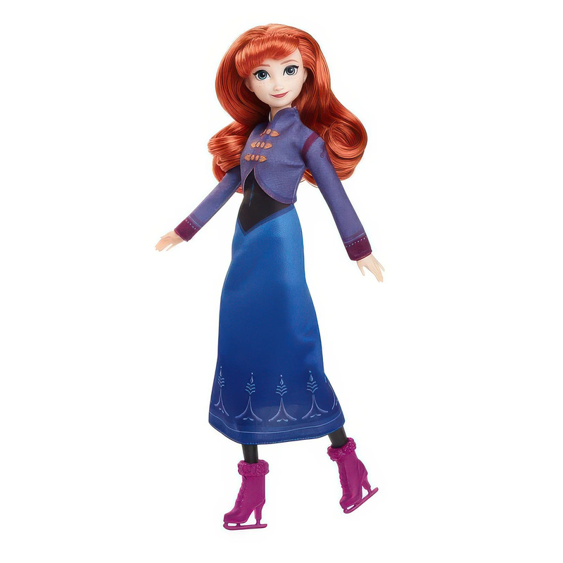 Disney frozen icy ice skating anna doll, , medium-null
