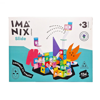 Mx magnetic construction slide 134pcs, , medium