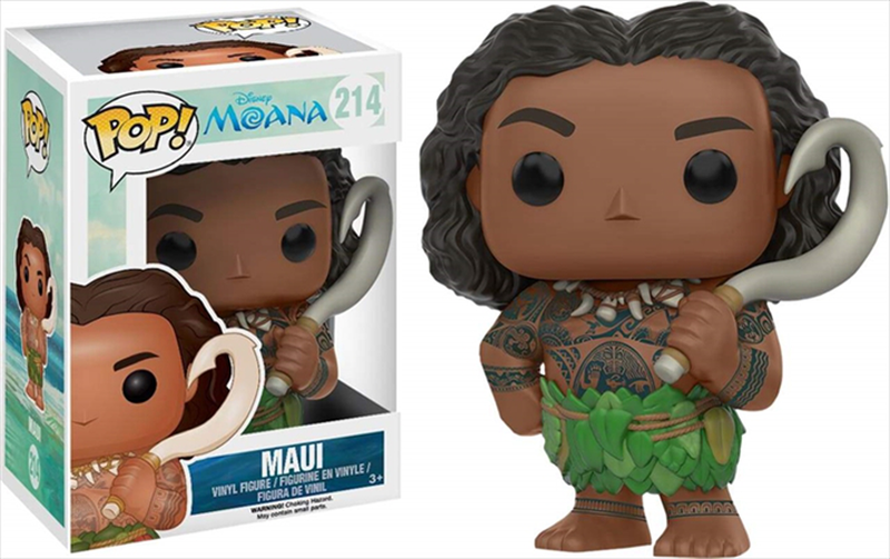 Funko pop! Disney moana - maui #214 vinyl figure, , medium-null