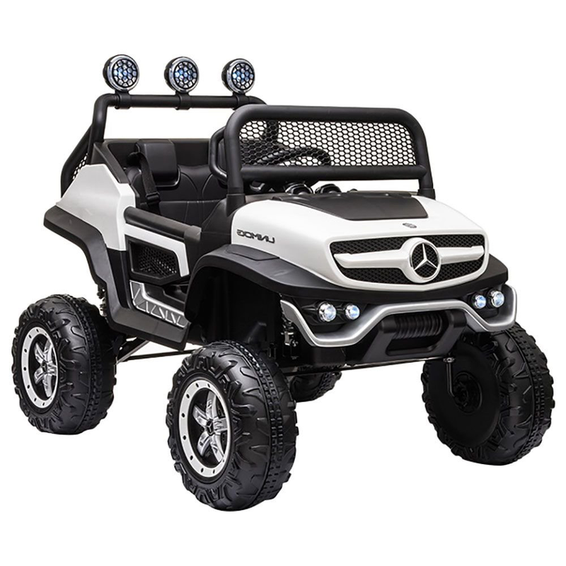 Product image: Ηλεκτροκίνητο παιδικό αυτοκινητάκι mercedes σε λευκό χρώμα, 12v, 108x66x88, , medium-null
