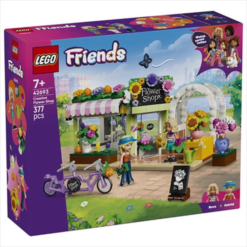 Lego 42693 friends - creative flower shop, , medium-null