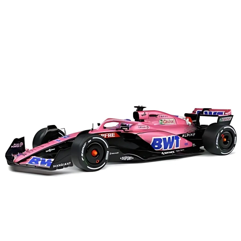 Solido 1/18 2022 alpine a522 f1 #14 fernando alonso gp bahrein, blue/pink, , medium-null