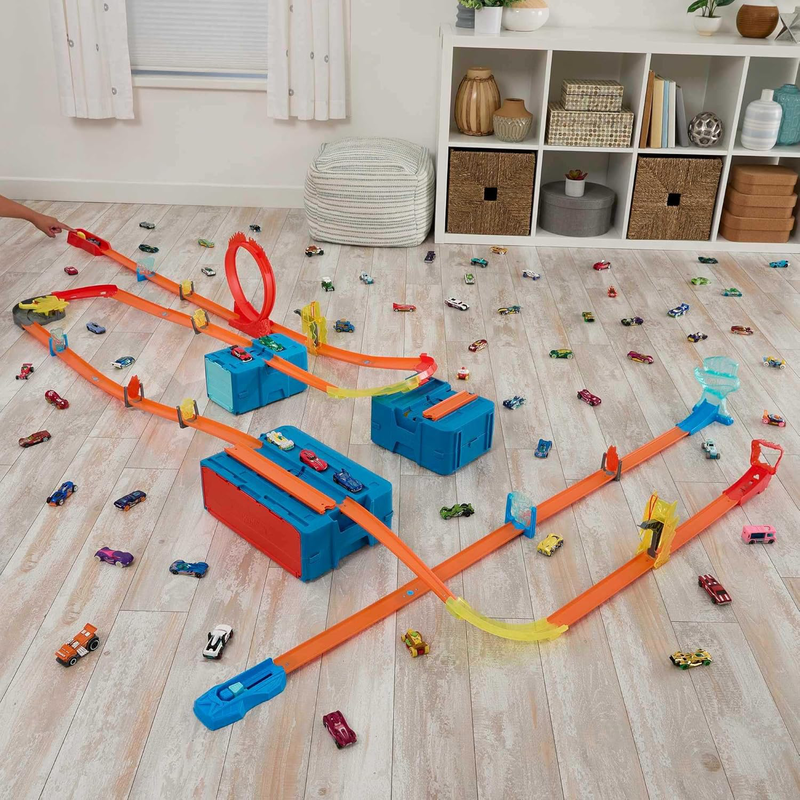 Hot wheels track builder lighting boost pack hnn38 6y+, , medium-null