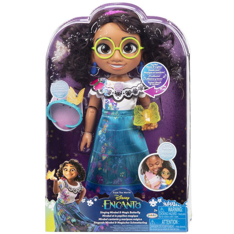 Disney princess encanto mirabel & luminous butterfly doll 38cm, , medium-null