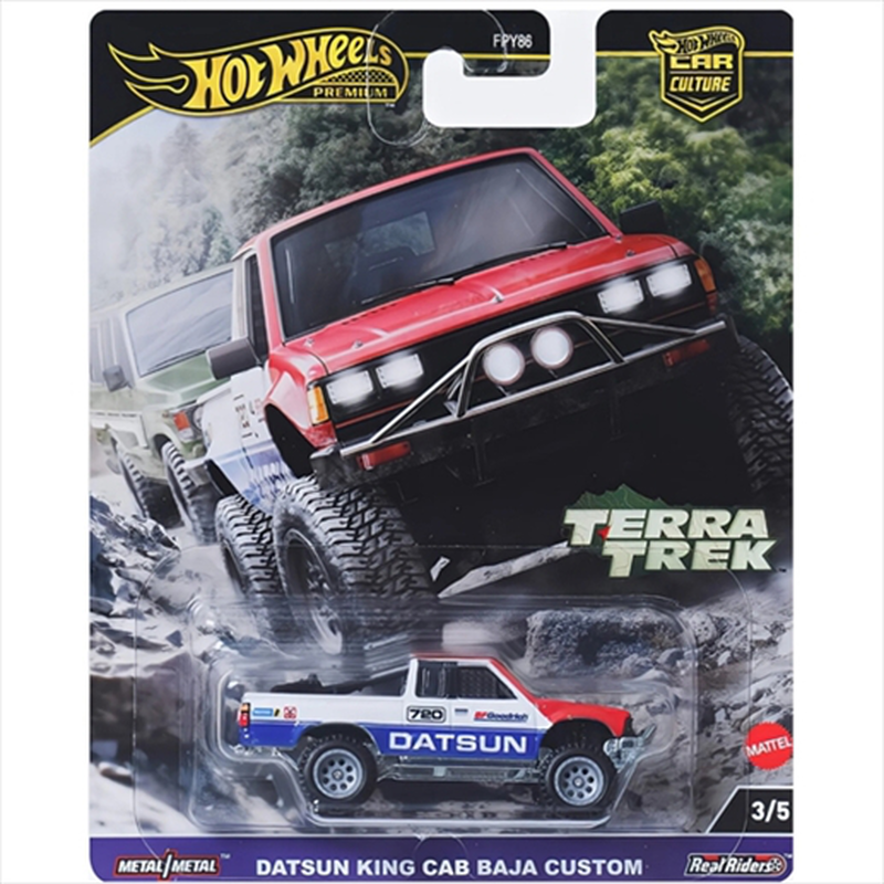 Mattel hot wheels: premium car culture - terra track - datsun off road racer 3/5, , medium-null