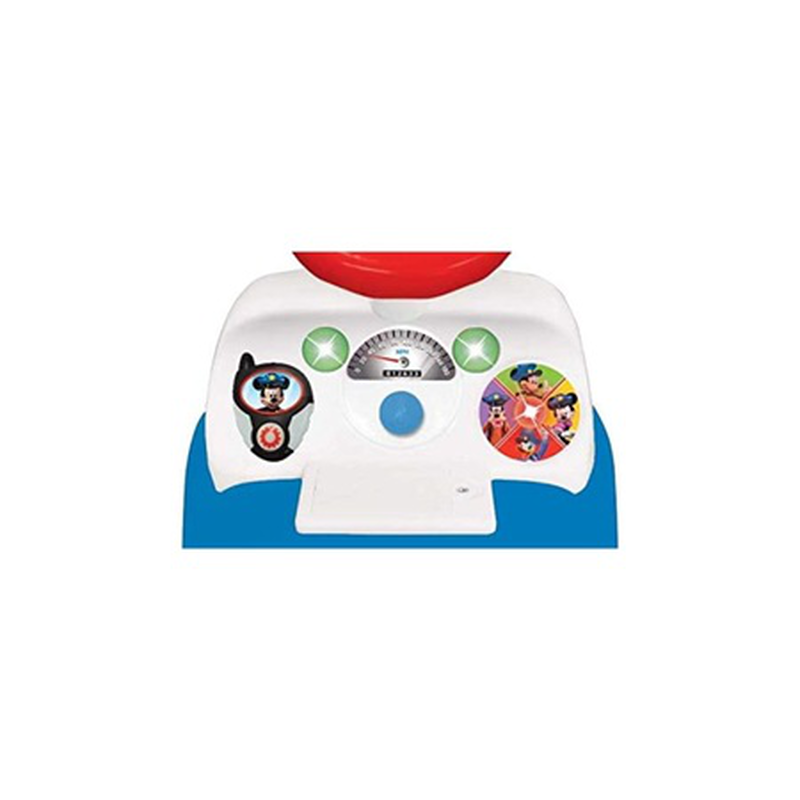 Product image: Kiddieland lights & sounds police car mickey 12-36m+, , medium-null