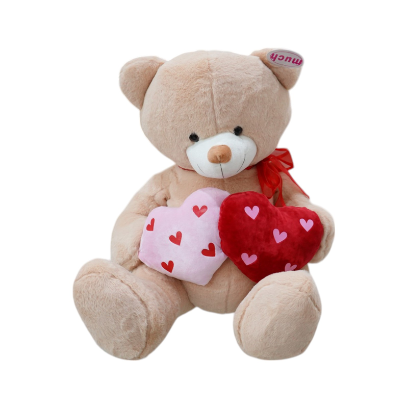 Teddy bear with white and red heart, , medium image number null