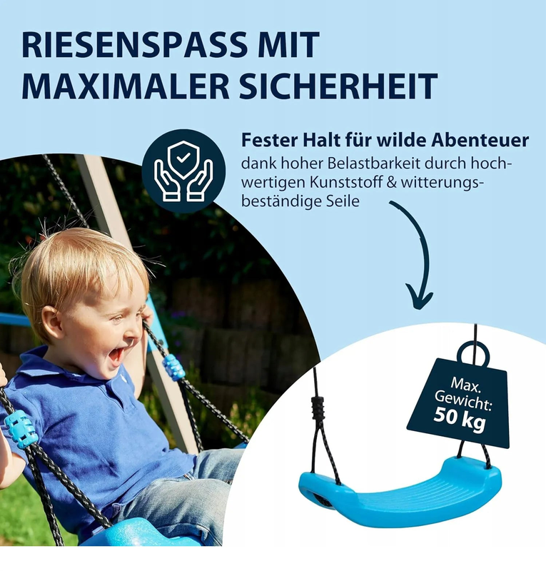 Hudora board swing, blue, , medium-null