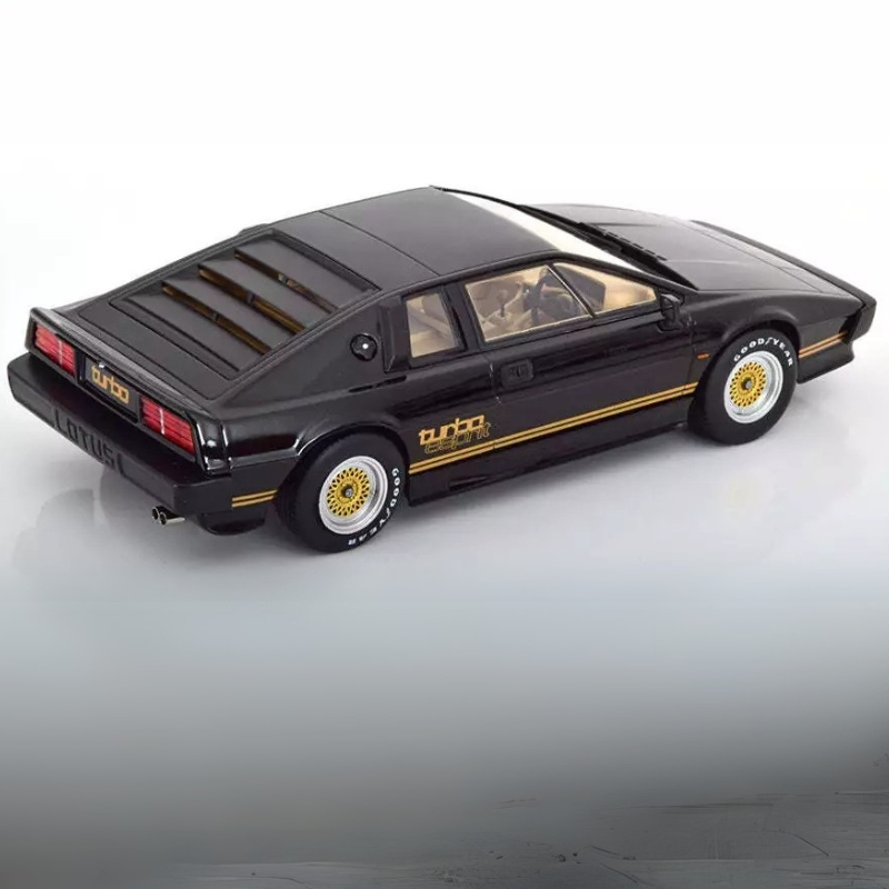 Kk scale 1/18 1981 lotus esprit turbo essex, black/gold, , medium-null
