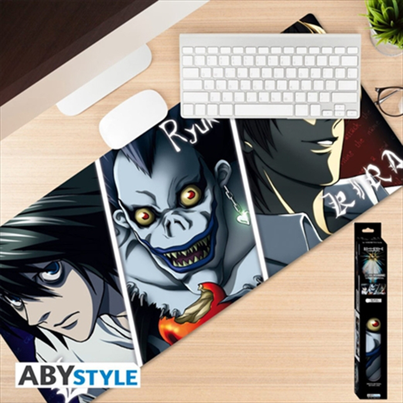 Death note - mousepad xxl - triad - l - light - ryuk, , medium-null