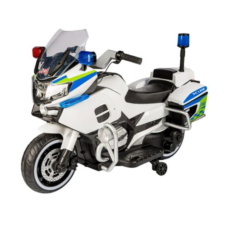 Product image: Ηλεκτροκίνητη παιδική αστυνομική μοτοσικλέτα 12v με φώτα, ήχους & bluetooth, , medium-null