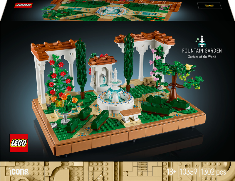 Lego icons fountain garden 10359 &gamma;&iota;&alpha; &eta;&lambda;&iota;&kappa;ί&epsilon;&sigmaf; 18+ 1302&tau;&mu;&chi;, , medium-null