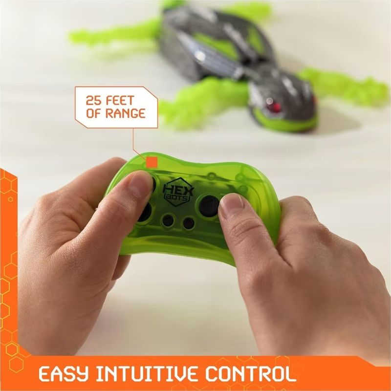 Spin master hexbots: wall climber - wall crawler gecko 6070281, , medium-null