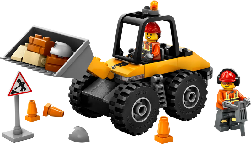 Product image: Lego city 60450 yellow construction wheel loader, , medium-null