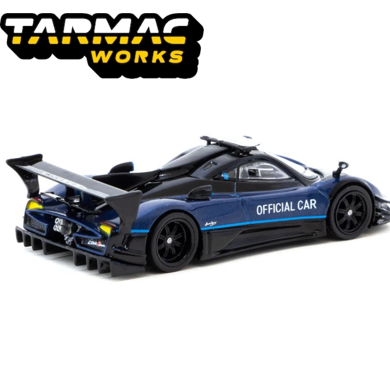 Tarmac 1/64 2019 pagani zonda revolucion suzuki 10 hours official car, blue, , medium-null