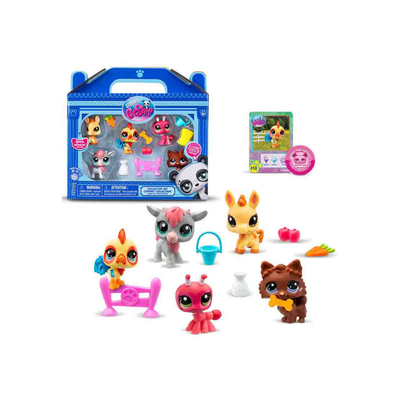 Littlest pet shop farm besties collector 5-pack, , medium-null