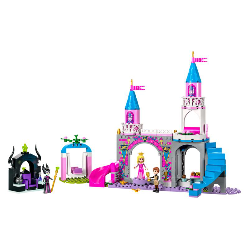 Lego disney aurora's castle 43211 for ages 4+ 187pcs, , medium-null