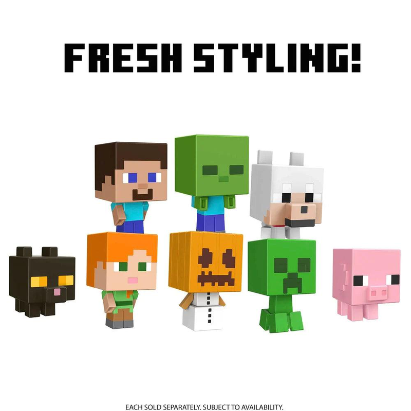 Minecraft mob head mini figures assortment, , medium-null