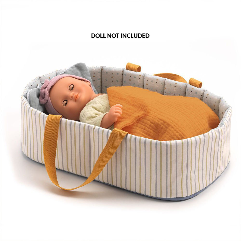 Doll bassinet blue lines, , medium image number null