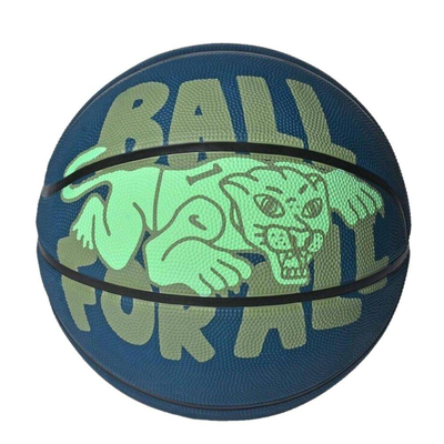 Everyday playground graphic basketball, Blue / Green, medium