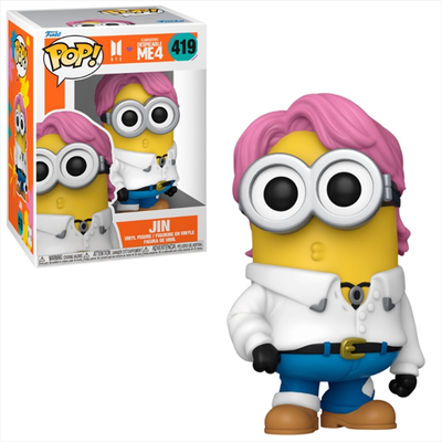 Funko pop! Rocks: despicable me 4 x bts - jin #419 vinyl figure minions,  Funko pop! Rocks: despicable me 4 x bts - jin #419 vinyl figure minions, , medium
