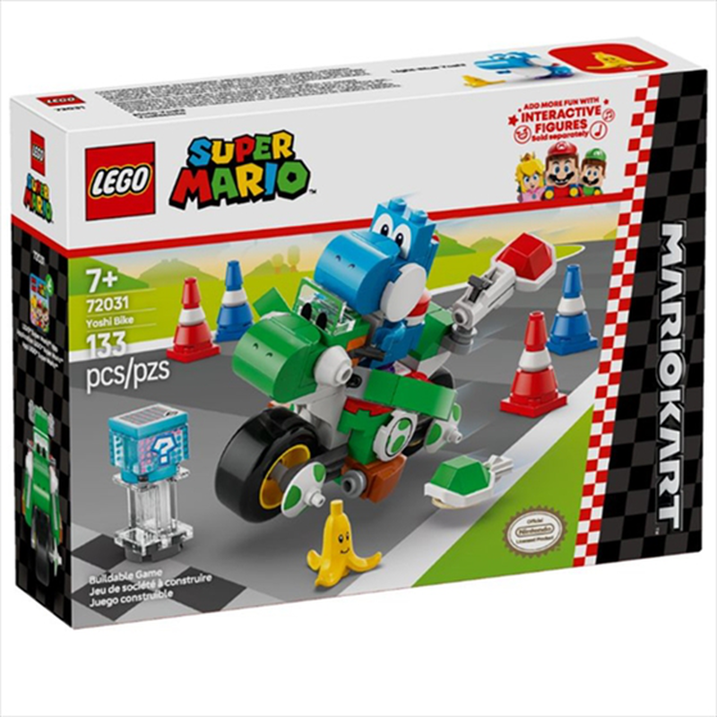 Lego super mario mario kart&trade; &ndash; yoshi bike 72031 for ages 7+ 133pcs, , medium-null