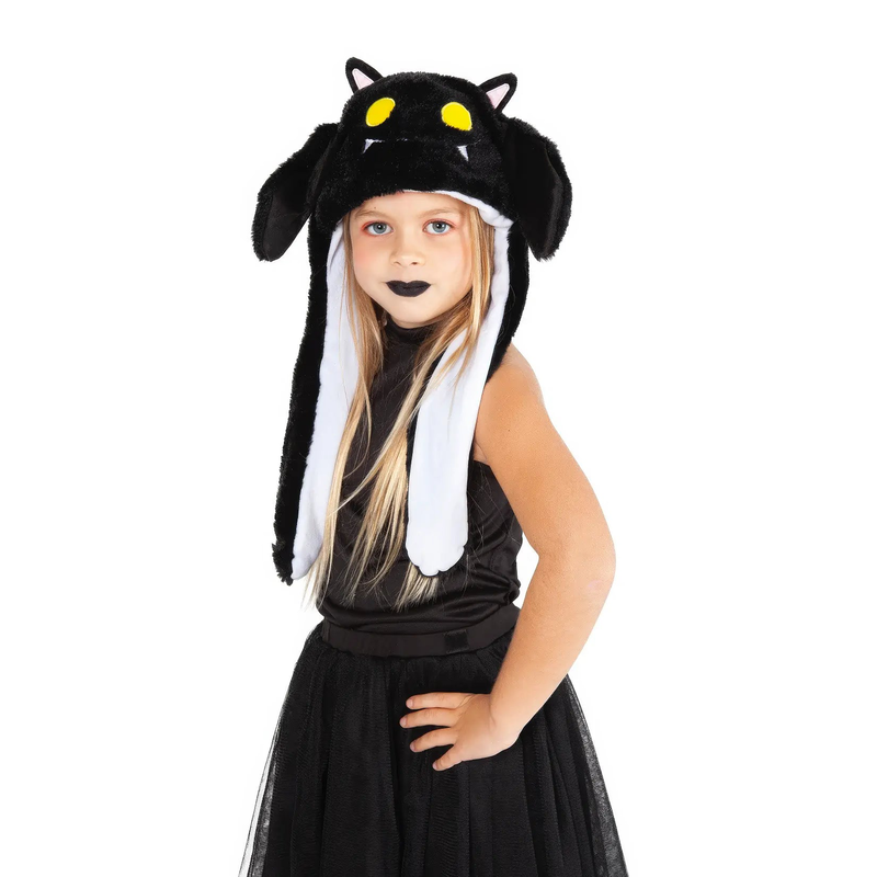 Halloween bat hat with magic ears, , medium-null