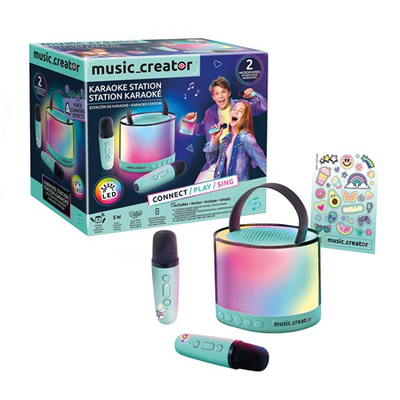 As music creator portable set mini karaoke station for ages 14+ 42350, , medium