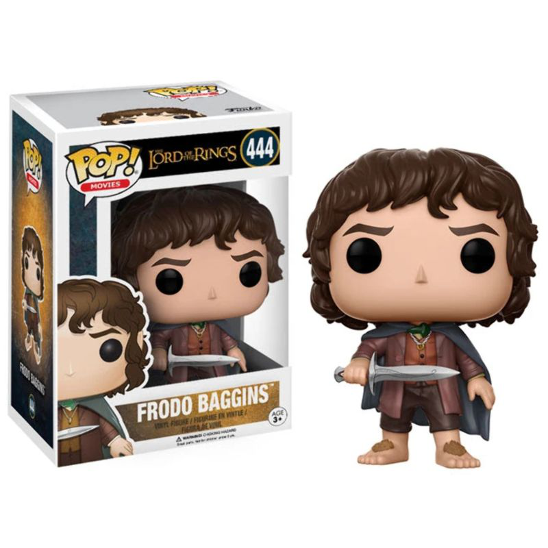 Funko pop! Movies: lord of the rings - frodo baggins #444 vinyl figure, , medium-null
