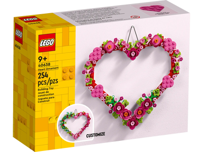 Lego heart ornament 40638 for ages 9+ 254pcs, , medium