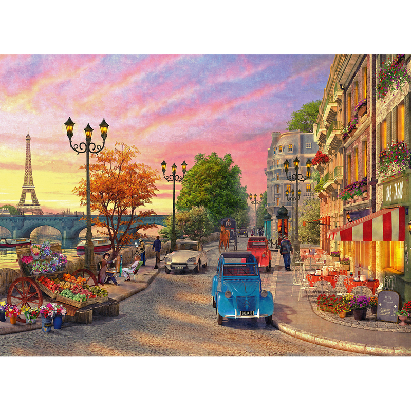 Dominic davison: evening in paris puzzle 500pcs, , medium-null