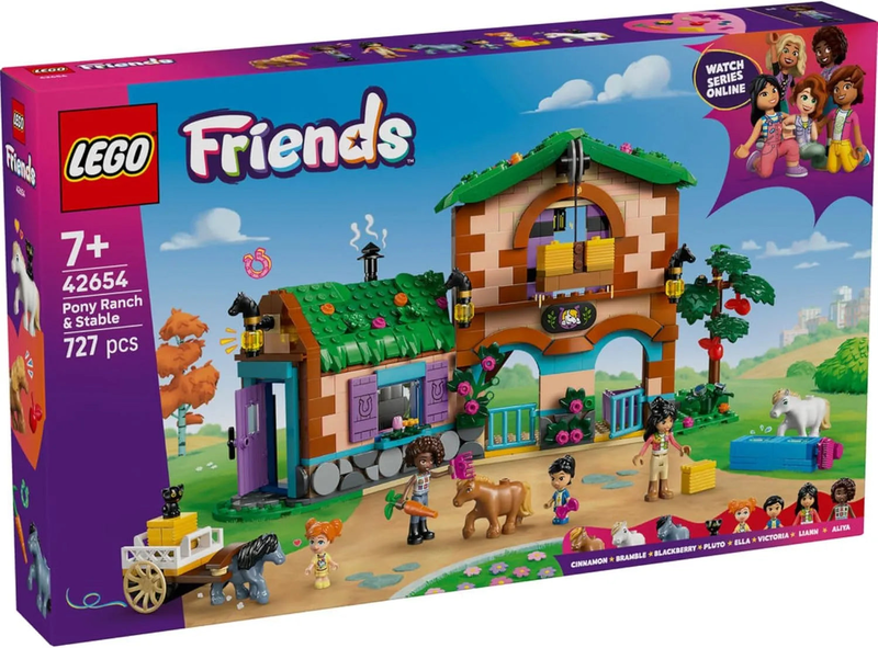 Product image: Lego 42654 pony ranch & stable, , medium-null