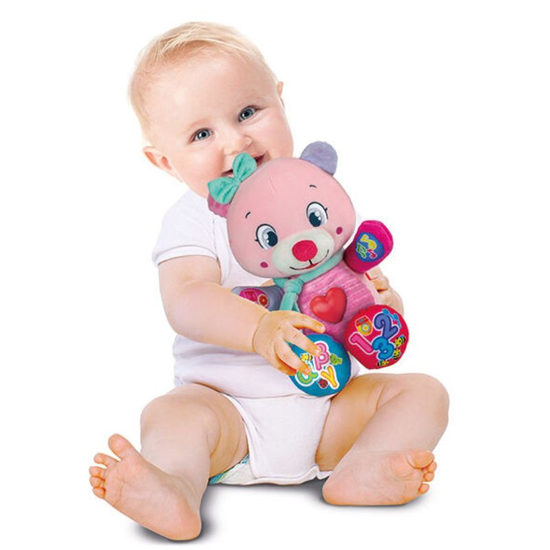 Baby clementoni nena the teddy bear speaks greek, , medium-null