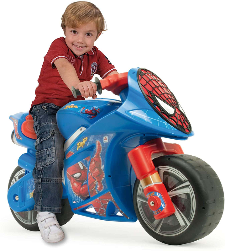 Injusa - wind spiderman xl ride-on motorcycle-19460, , medium-null