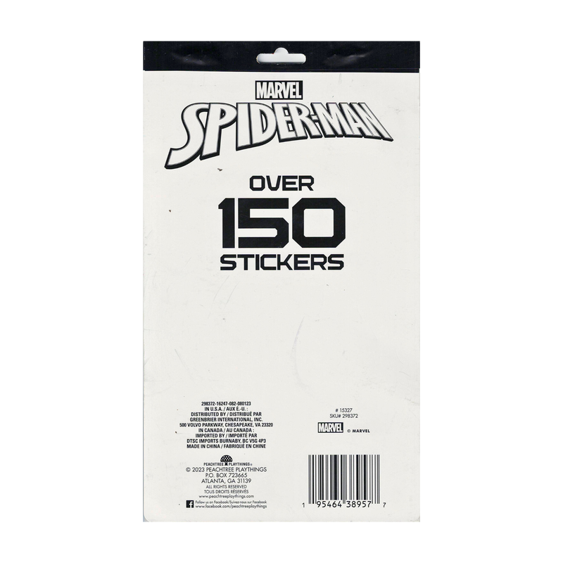 Marvel spider-man sticker booklet: swing into action with every sticker - over 150 stickers across 4 spectacular pages, , medium-null