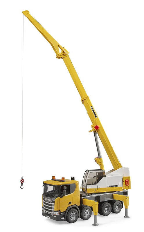 Bruder scania super 560r liebherr crane truck with light and sound module, , medium image number null