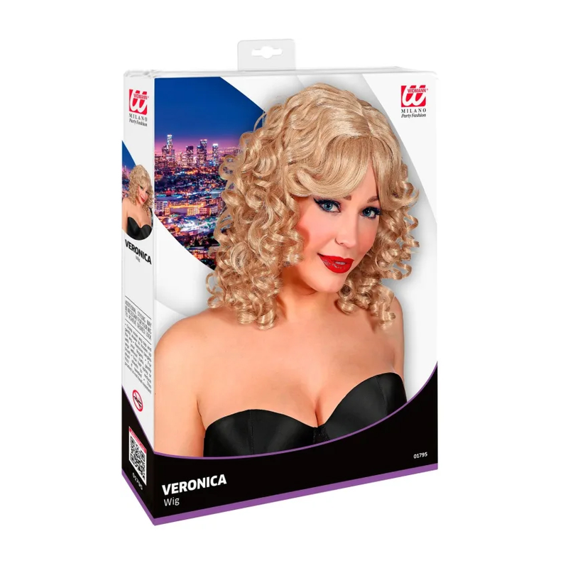 Veronica blonde wig, , medium-null