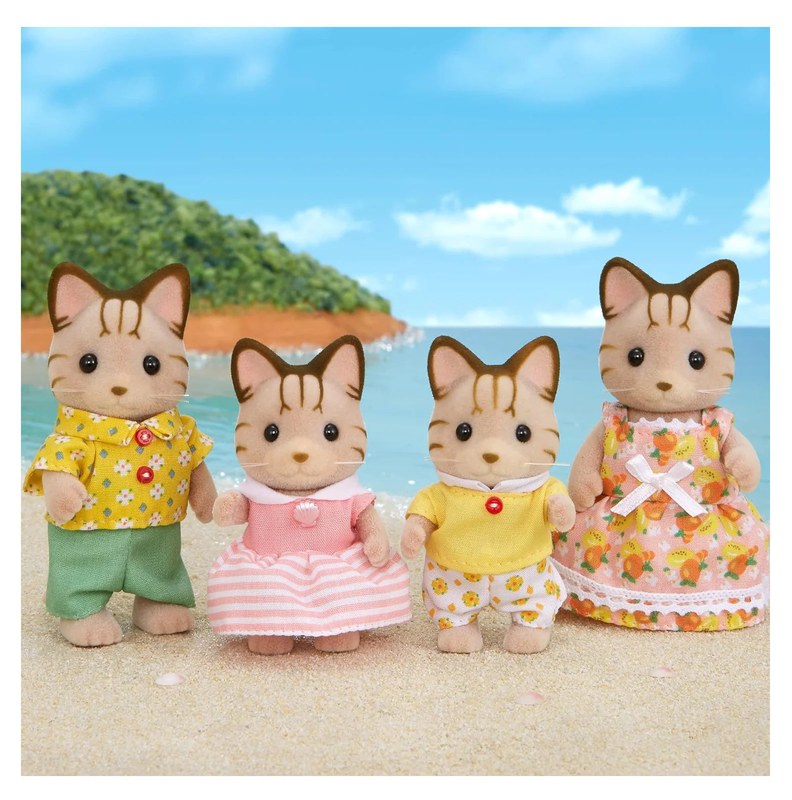 Sylvanian families tiger-cats figures set, , medium-null