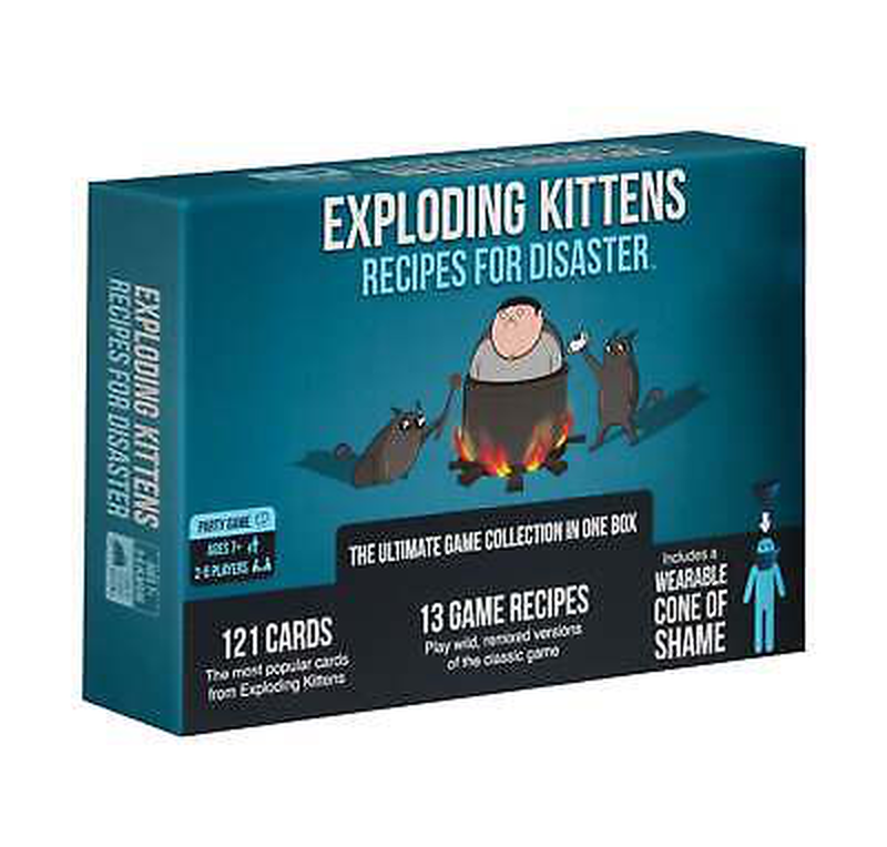 Exploding kittens recipes for disaster card game, , medium-null