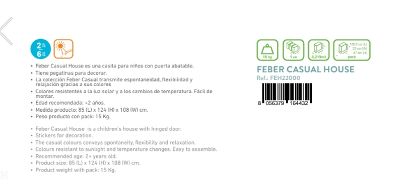 Product image: Feber casual house feh22000/8056379164432, , medium-null