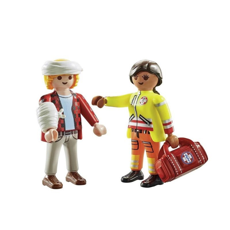 Playmobil 71506 my life - paramedic with patient, , medium-null