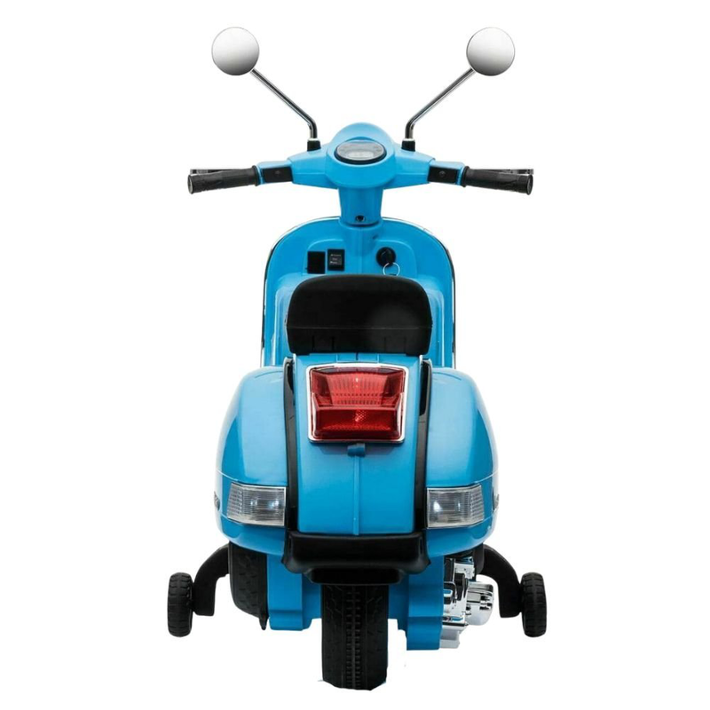 Vespa® ηλεκτροκίνητη παιδική μηχανή 12v, 4.5ah ride-on με αυθεντικό ιταλικό στυλ σε μπλε χρώμα, 3+ ετών, , medium-null