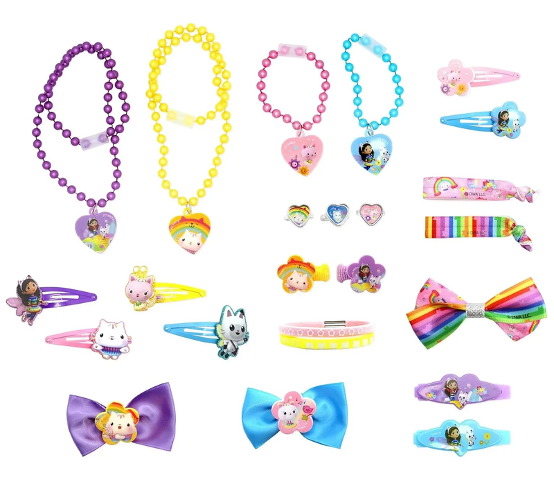 Gabby's dollhouse advent calendar with jewellery/hair accessories, , medium-null