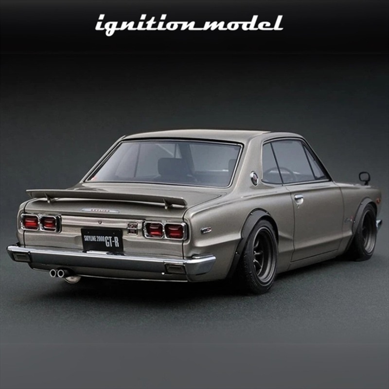 Ignition 1/18 nissan skyline 2000 gt-r kpgc10, silver, , medium image number null