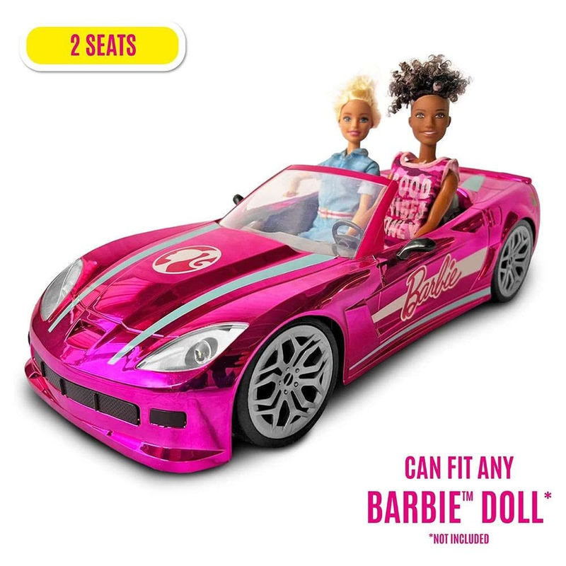 Barbie r/c dream car 2.4GHz chromed pink, , medium-null